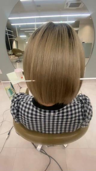 ブリーチしてても縮毛矯正出来ます
#縮毛矯正
#酸性ストレート
#髪質改善ストレート 