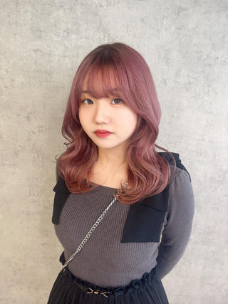 ミディアム KAEDE🎀 縮毛矯正＆パーマ特化のヘアスタイル