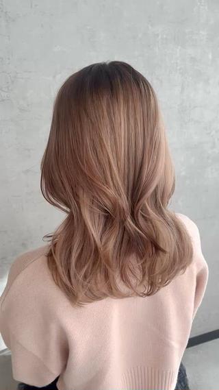 ミディアム KAEDE🎀 縮毛矯正＆パーマ特化のヘアスタイル