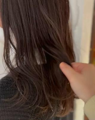 ロング 透明感カラー♡ 岡部瑠里のヘアスタイル