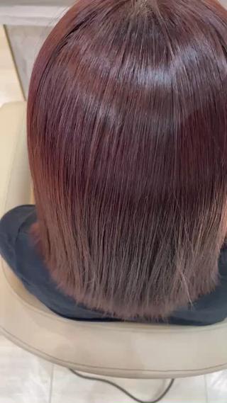 ミディアム カラー 中田 瞳真のヘアスタイル