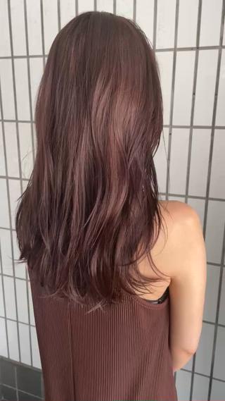 ロング カラー ハットリ /北習志野のヘアスタイル