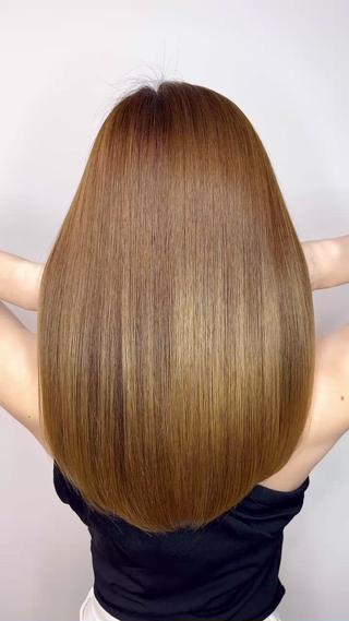 ロング 渋谷レイヤーカット❌ 縮毛矯正専門/武田涼のヘアスタイル