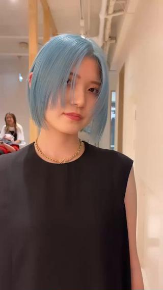 ミディアム カラー “ミニモ最高評価獲得 “代表"Kohei"のヘアスタイル