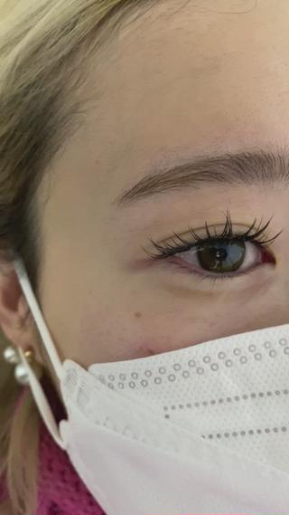 ワンホンマツエク束感マツエク 