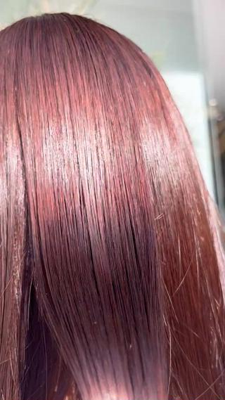 髪質改善トリートメント1回でこの艶です