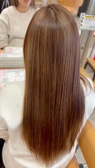 ロング カラー ラブーケ中川中島店 クラタチカコのヘアスタイル