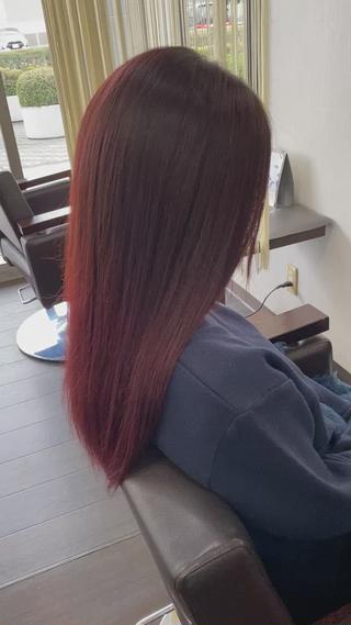 ロング カラー 阿久津 泰幸のヘアスタイル