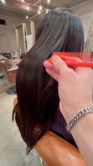 柔らかい縮毛矯正×酸熱トリートメント 