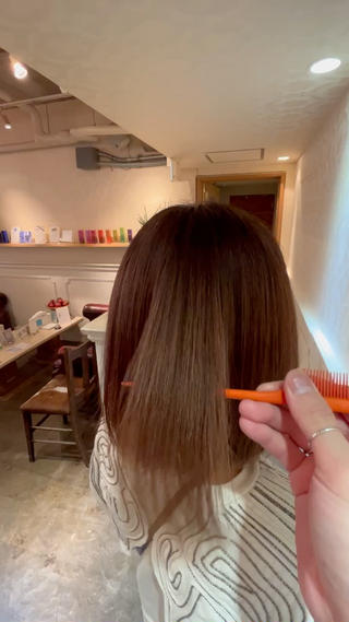 柔らかい縮毛矯正×酸熱トリートメント 