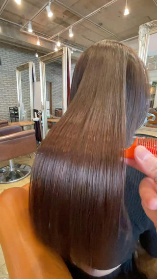 柔らかい縮毛矯正×酸熱トリートメント 