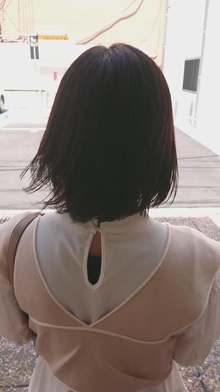 ギリギリ結べるボブスタイル～
どんなに動かしてもピッタリ収まります 