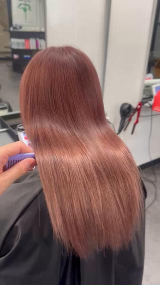 ロング カラー レイヤーカット/ボブ 似合わせ/透明感カラのヘアスタイル