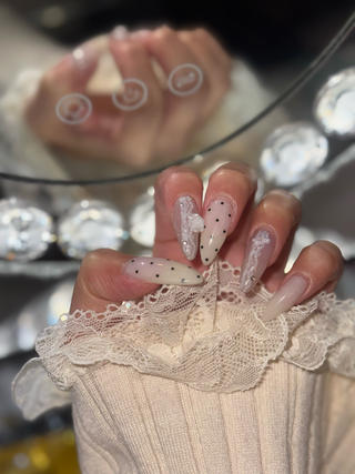 定額B
ドットレースネイル 