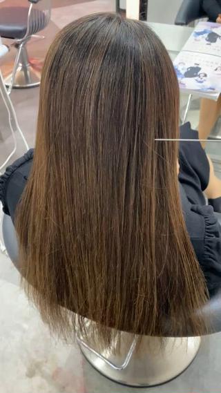 ロング 艶カラー美髪縮毛矯正 /髪質改善✨️ユウキのヘアスタイル