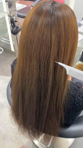 ロング 艶カラー美髪縮毛矯正 /髪質改善✨️ユウキのヘアスタイル