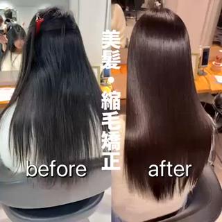 ロング 艶カラー美髪縮毛矯正 /髪質改善✨️ユウキのヘアスタイル