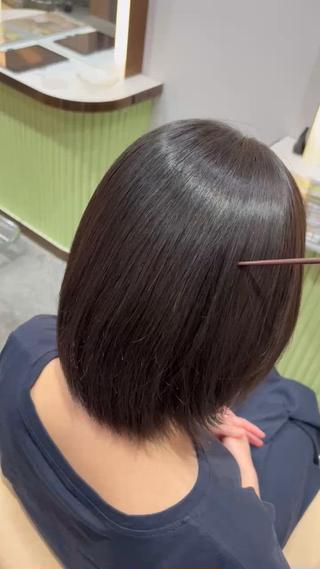 ショート 艶カラー美髪縮毛矯正 /髪質改善✨️ユウキのヘアスタイル