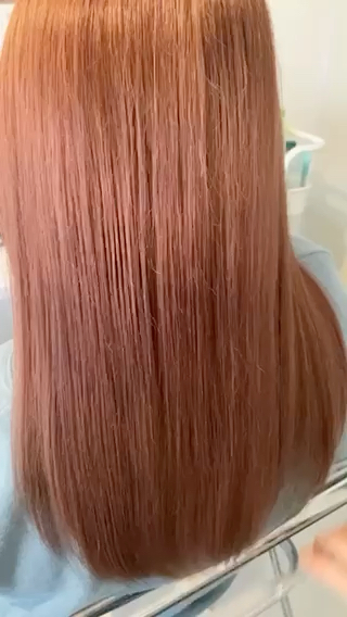 【超艶感】髪質改善トリートメントSABLIMIC 最後に熱でトリートメントを閉じ込めることによって艶感を出してます 