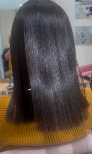 乾かすだけでまとまる縮毛矯正
アッシュカラー 
