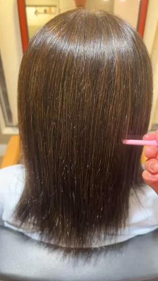 ミディアム 加藤 心のヘアスタイル