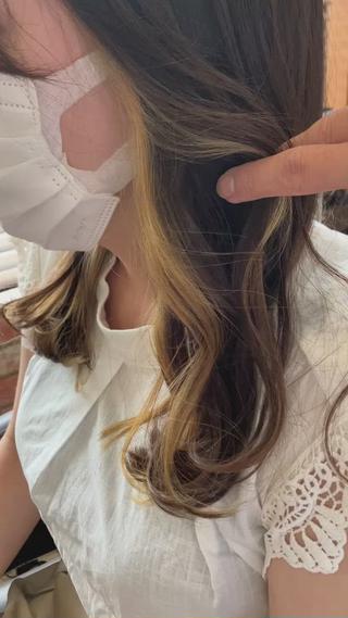 ミディアム カラー 髪質改善 LIME 長野駅のヘアスタイル