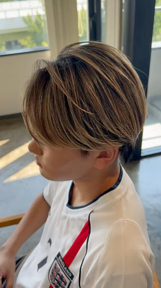 ミディアム メンズケアブリーチ 特化🔥村田のヘアスタイル