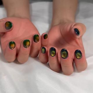 ビー玉マグネット
爪が短くても可愛いデザインになっております