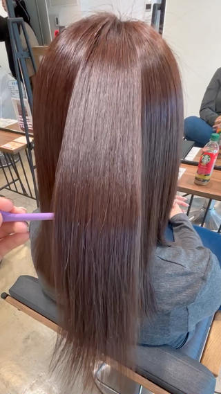 ロング 暖色カラー🌺／ 髪質改善🌿／ゆうかのヘアスタイル