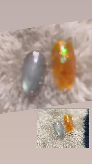 【ミモザ:オフ別途追加】
2月~4月にミモザが開花するので、それに合わせて イメージで概念ネイルです。
手肌に馴染むように
少しオレンジ寄りの オーロララメと クリアイエローとイエローホログラム等を合わせてます。
★モスグリーン マグネット (ミラーアート)
★イエローラメ&オーロララメ、イエローホログラム
どちらを何本にしてもokです。
例)
モスグリーン マグネット 左右計5本
イエローラメホロ さゆうけい5本
でも
右手 モスグリーンマグネット
左手 イエローラメホロ
でも OKです️