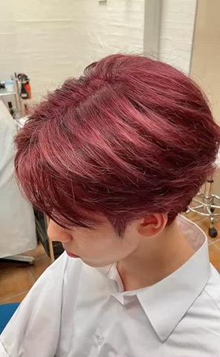 ショート カラー メンズ 縮毛矯正/ /関内/あべももこのヘアスタイル