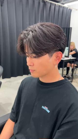 カットパーマで雰囲気チェンジ 