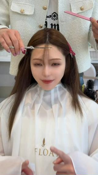 セミロング レイヤー/顔周り /韓国ヘア/TAKUのヘアスタイル