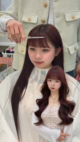 ロング レイヤー/顔周り /韓国ヘア/TAKUのヘアスタイル