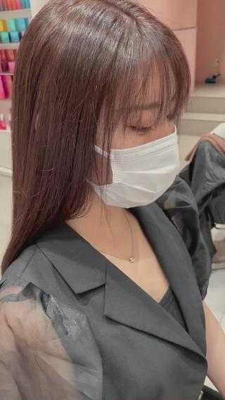 カラー レイヤー/顔周り /透明感/TAKUのヘアスタイル