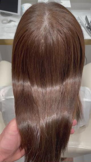 カラー レイヤー/顔周り /透明感/TAKUのヘアスタイル