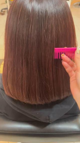 ミディアム カラー 🍒 SANA🍒のヘアスタイル