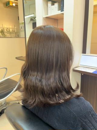 ミディアム カラー 🍒 SANA🍒のヘアスタイル