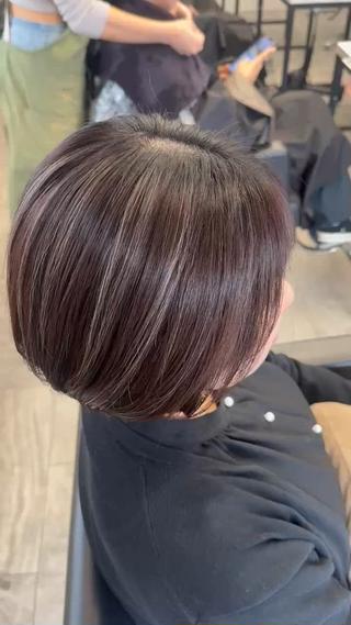 派手すぎないナチュラルハイライト 