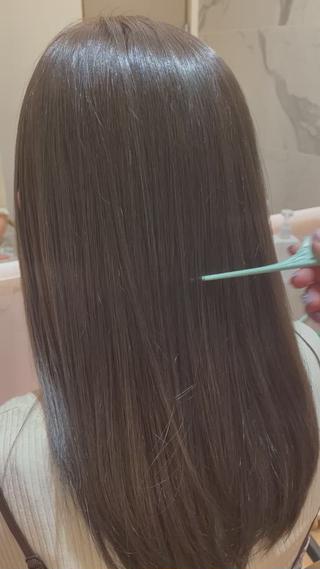ロング 中顔面短縮 顔まわり新田大翔のヘアスタイル