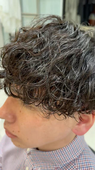 #波巻きスパイラルパーマ
#メンズパーマ
#メンズカット
#刈り上げスタイル 