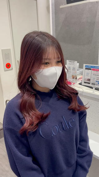 韓国風くびれ巻き！
暖色カラーは色も入りやすいのでオススメ 