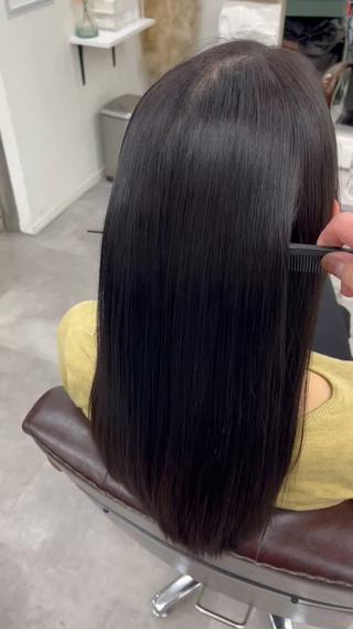 ロング パーマ 巻ける髪質改善で美髪 にデザイン✨/よしみのヘアスタイル