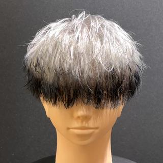 ホワイトシルバーエンドブラックマッシュです！
カット無料+ブリーチ2回＋エンドカラー21700円

表参道駅徒歩2分メンズ専門サロンBär（ベーア）
平日　12時〜21時
土日祝11時〜21時
毎週月曜、第1第3火曜定休日

中明度のベージュやグレー、濃いめのカラーは1ブリーチでも可

ホワイト系、ブロンド系、ペールトーン、色落ちがシルバーになる色などは2回ブリーチ必要です！

暗染等の履歴がある方は髪の状態に合わせて薬剤をコントロールいたしますので必ずカウンセリング時にお伝えください！なるべく綺麗な仕上がりを目指すためにご協力お願いします 