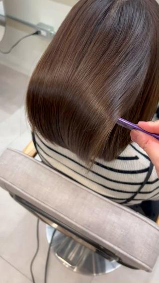 髪質改善ストレート 