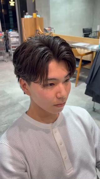 ミディアム パーマ fifth/渋谷/ パーマ/イクミのヘアスタイル