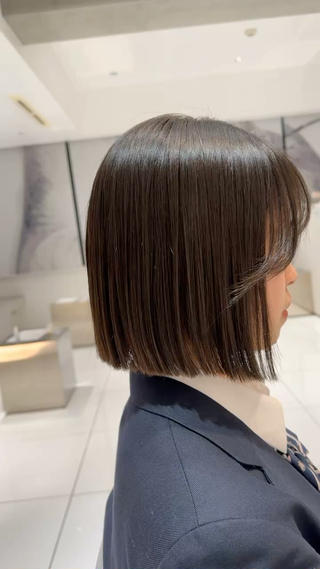 ぱつっとボブ人気No.1スタイルです
ボブ得意なのでぜひお任せください