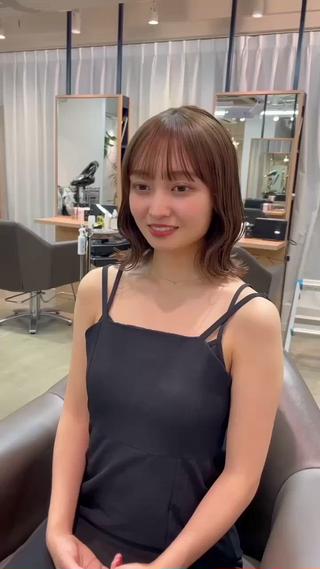 ミディアム ❤️ショートカット ・顔周りカット❤️のヘアスタイル
