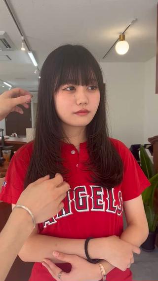 レイヤーカット
#韓国レイヤー#ハッシュレイヤー#顔まわりレイヤー