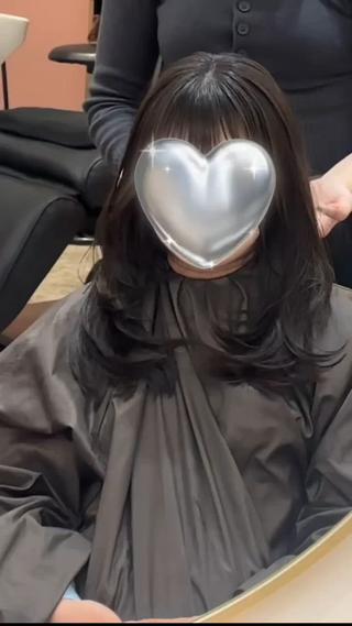 ロング カラー Zina難波/ 韓国ヘア🐰mikuのヘアスタイル